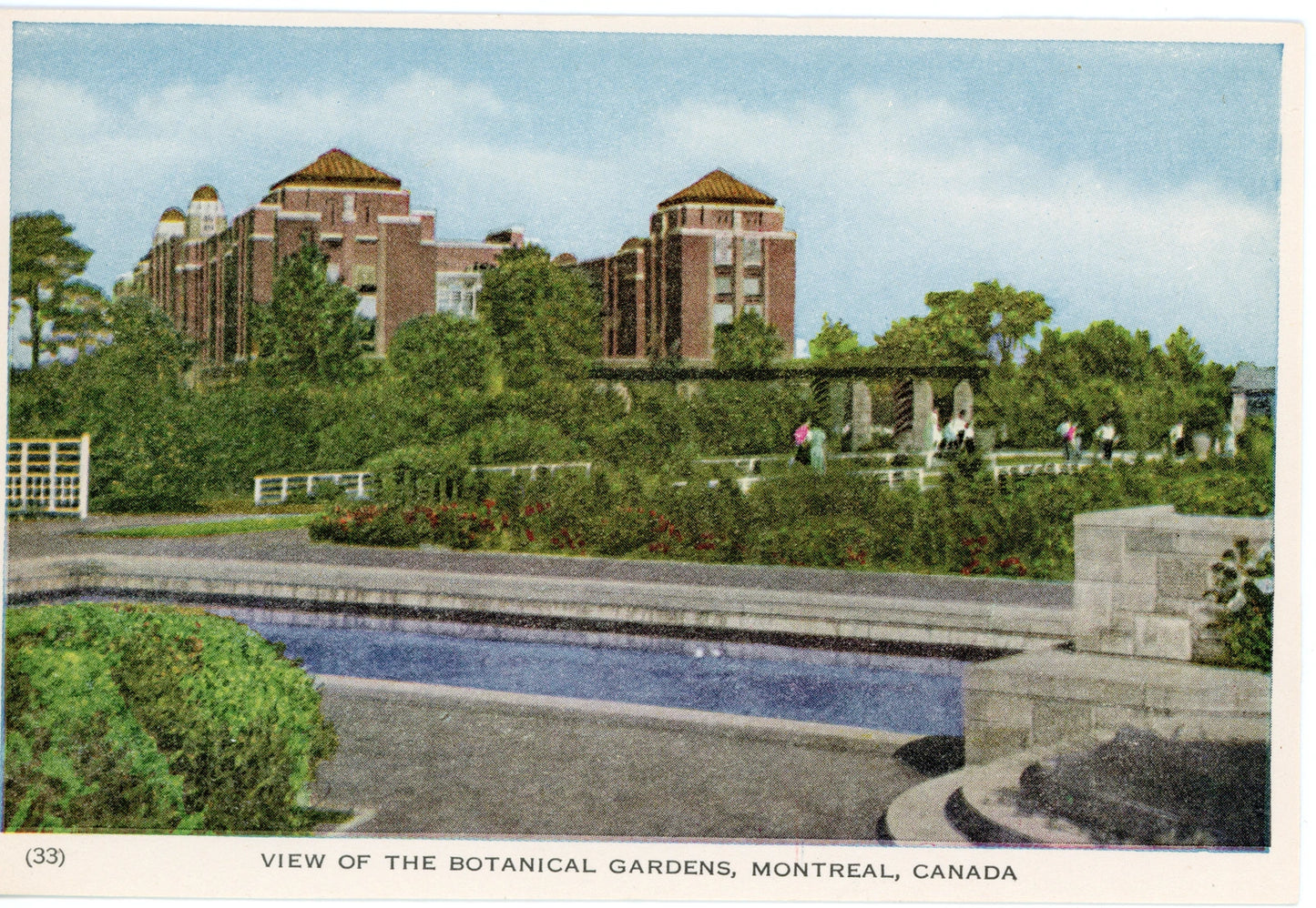 Carte postale du Jardin Botanique