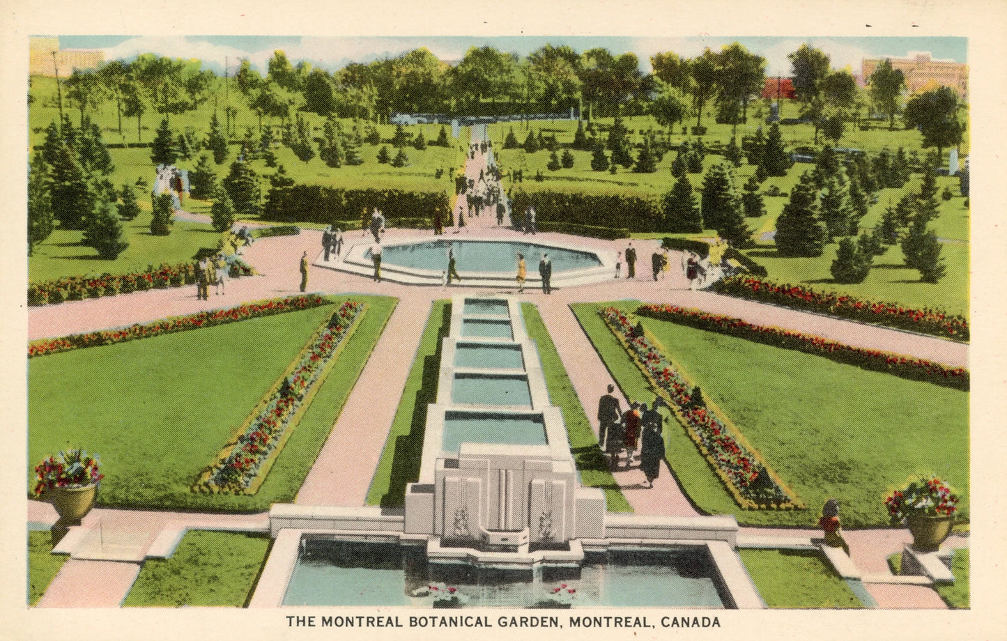 Carte postale du Jardin Botanique
