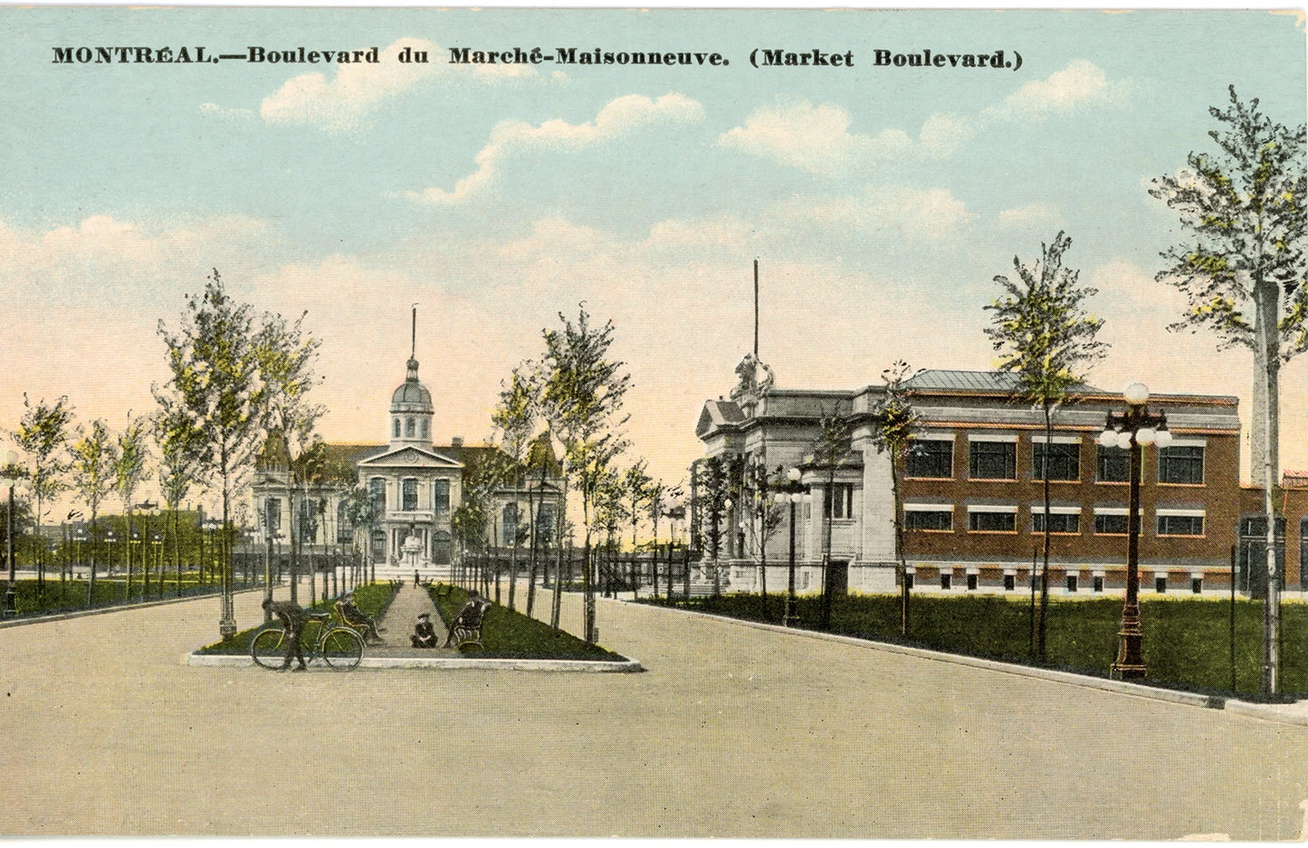 Carte postale du boulevard Morgan