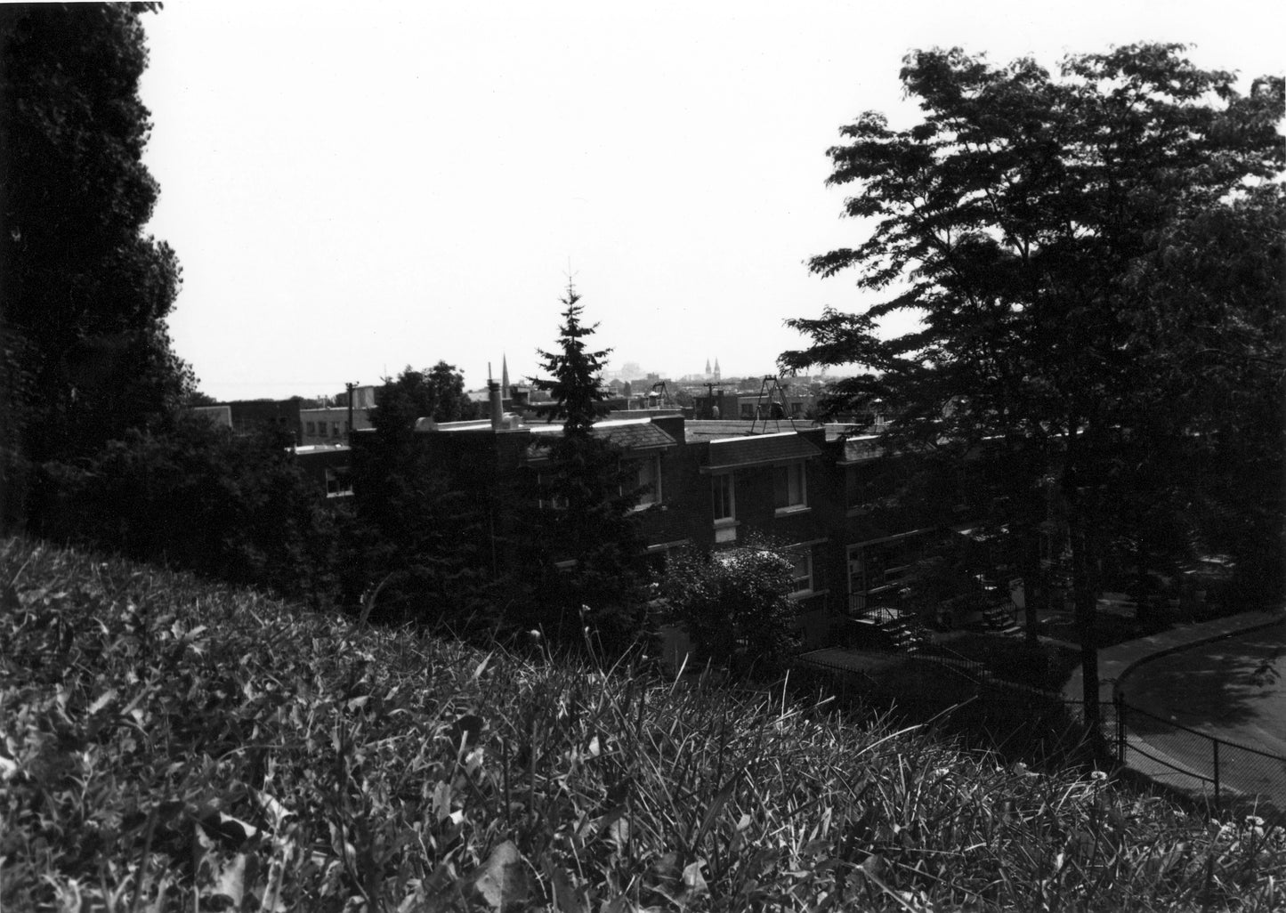Vue du quartier prise de l'impasse Darling