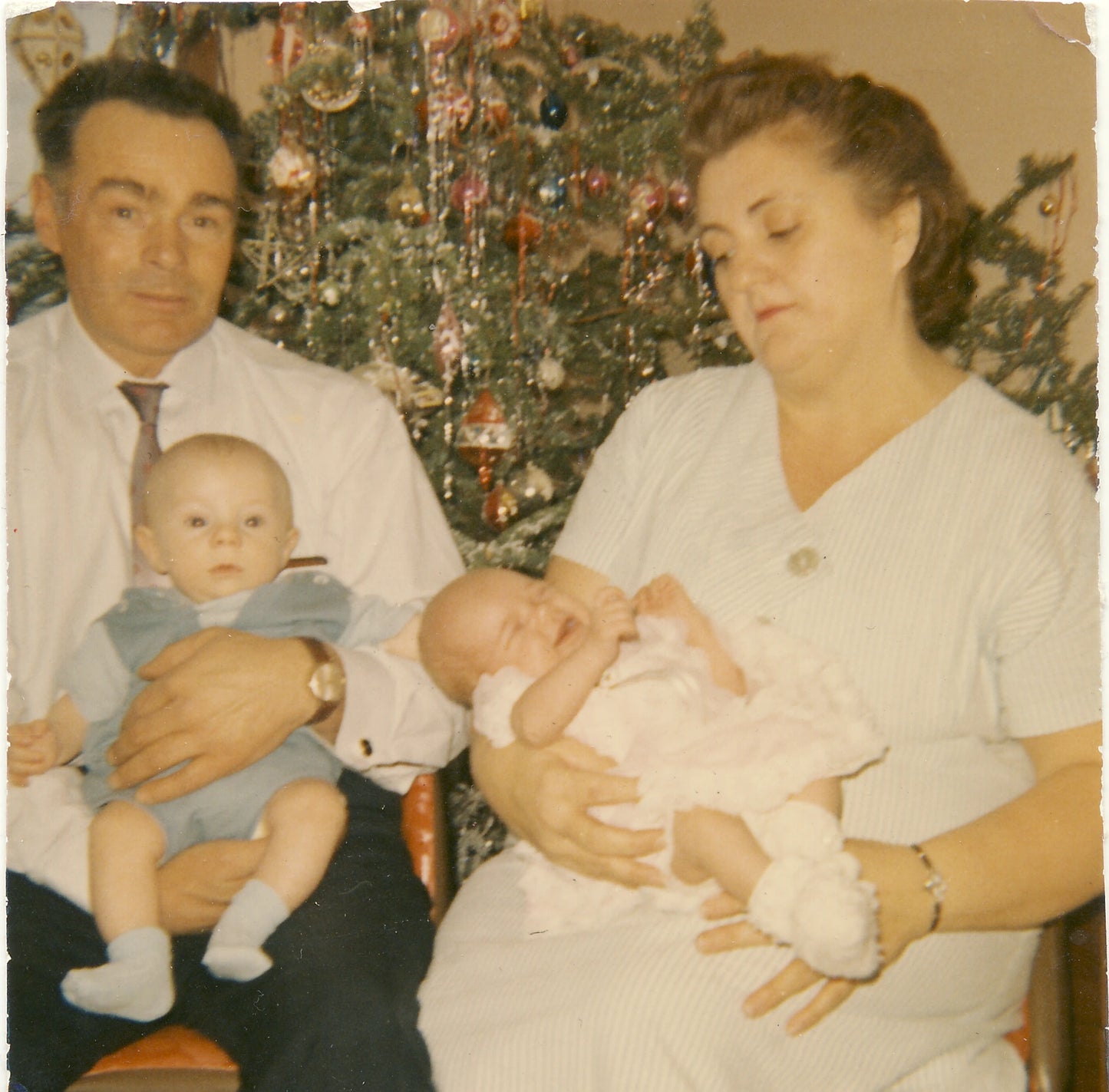 Famille à Noël