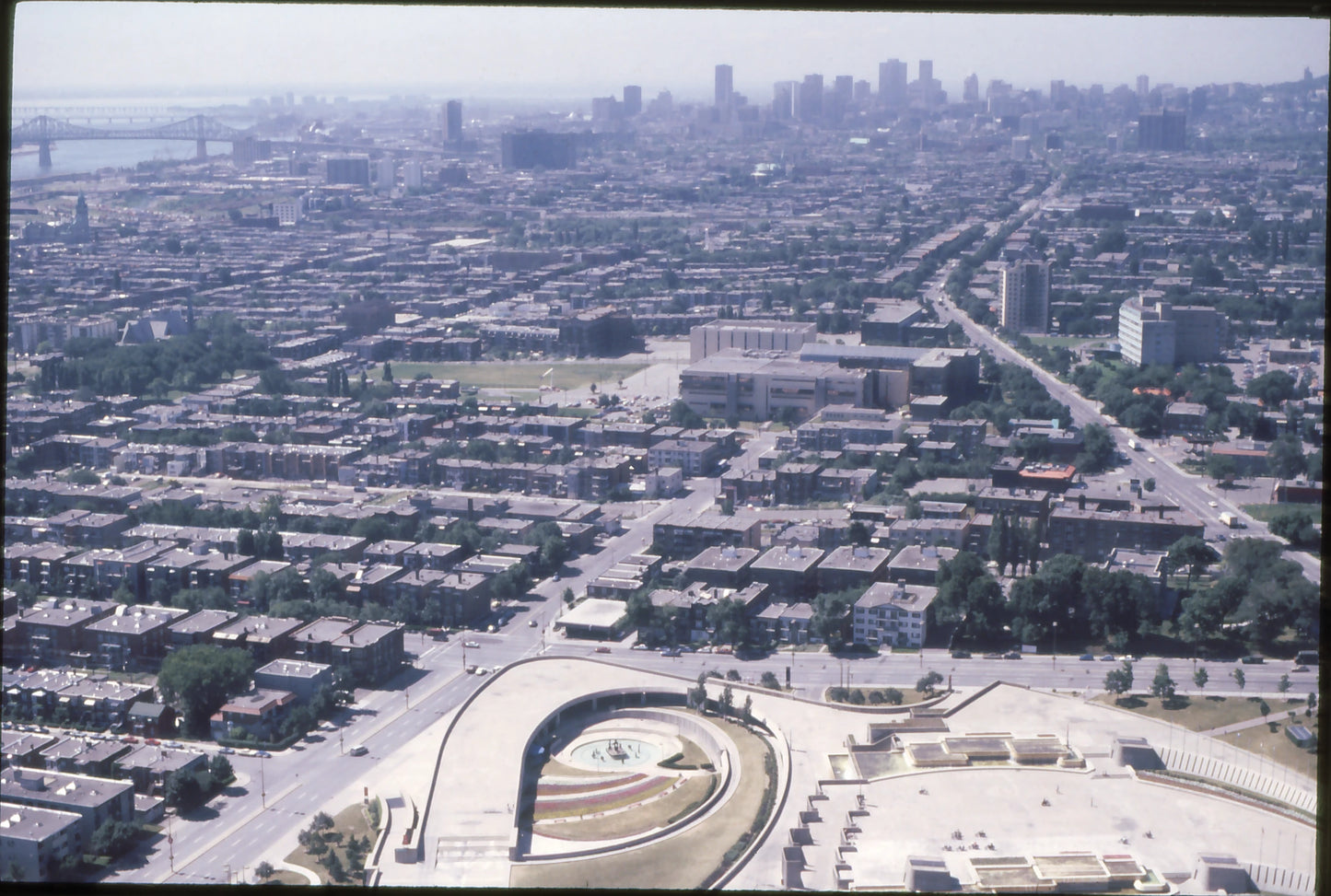 Vue du mât du Stade Olympique