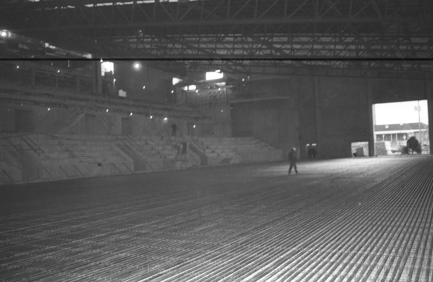 Construction du Centre Olympique Étienne Desmarteau