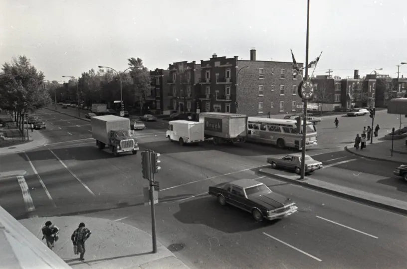 Vue sud-ouest depuis l'esplanade du Stade