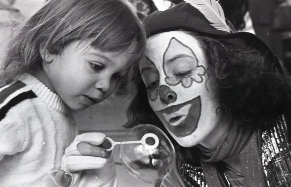 Clown à l'oeuvre