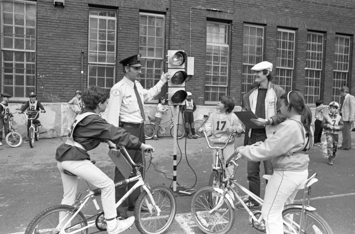 Cours de sécurité à vélo