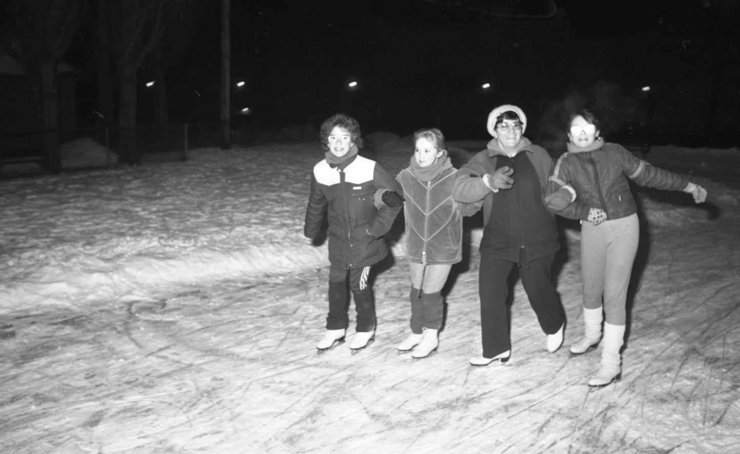 Patinage au parc Walter Stewart