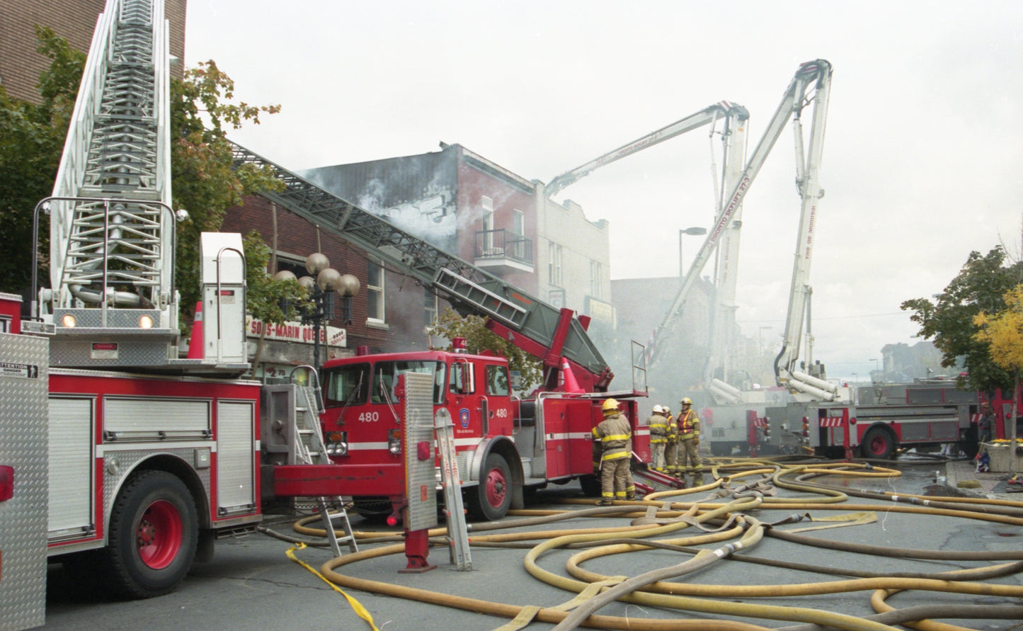 Incendie au bar "Les talons noirs"