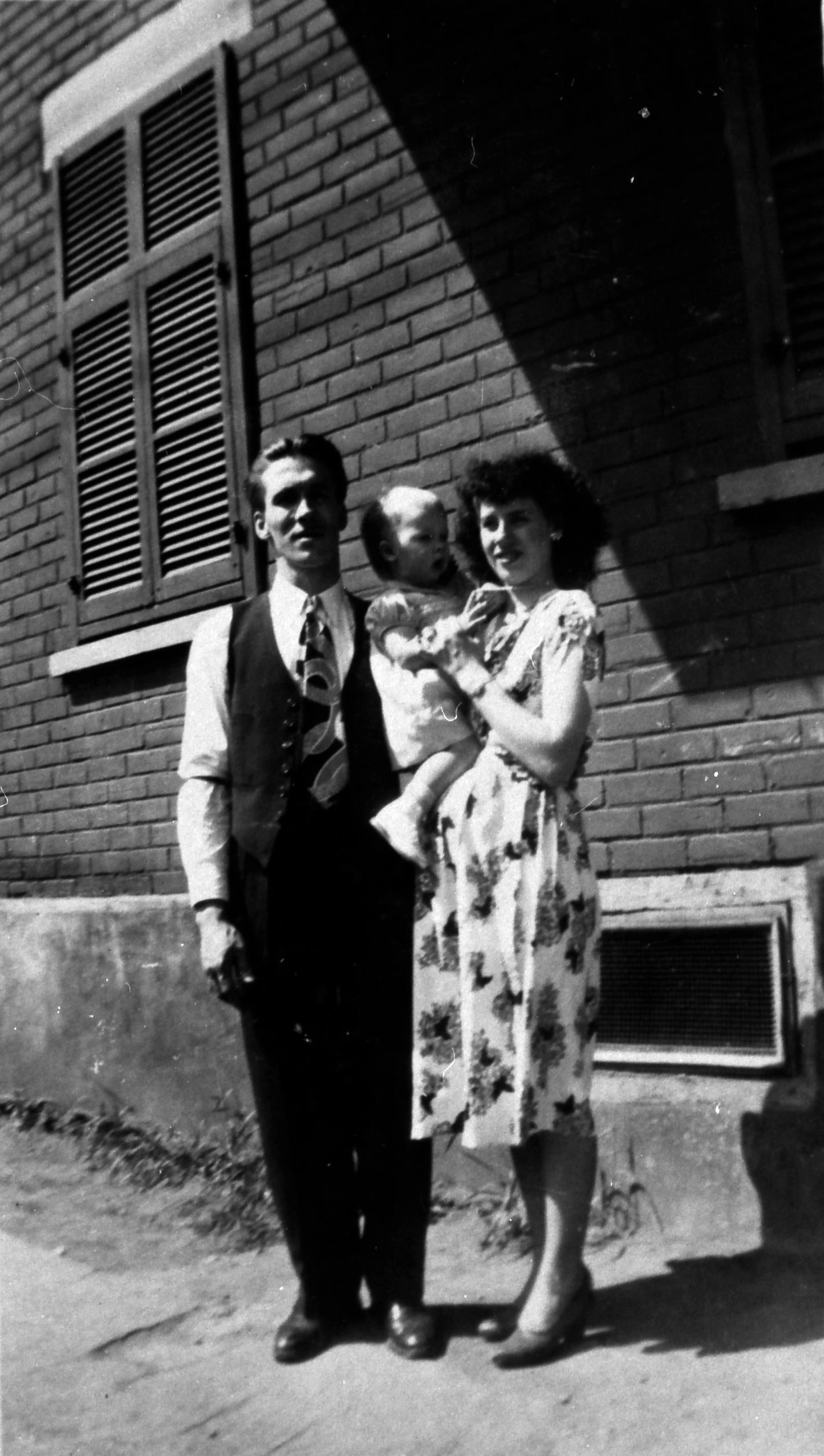 René Soucy, Rose Bergeron et leur fille Carmen