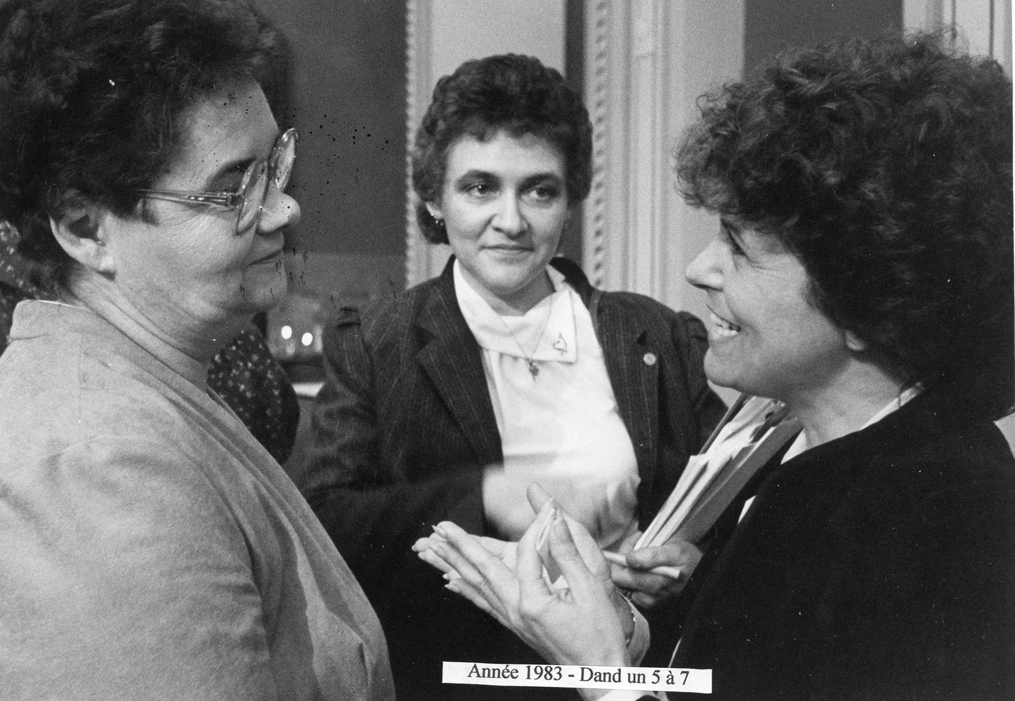 Louise Harel pendant un 5 à 7