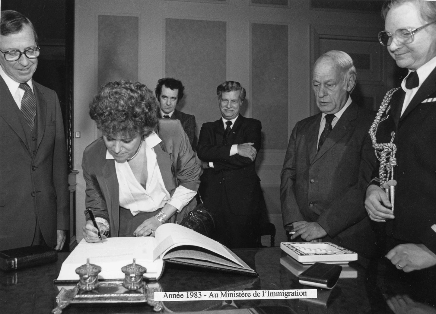 Assermentation de Louise Harel au Ministère de l'Immigration