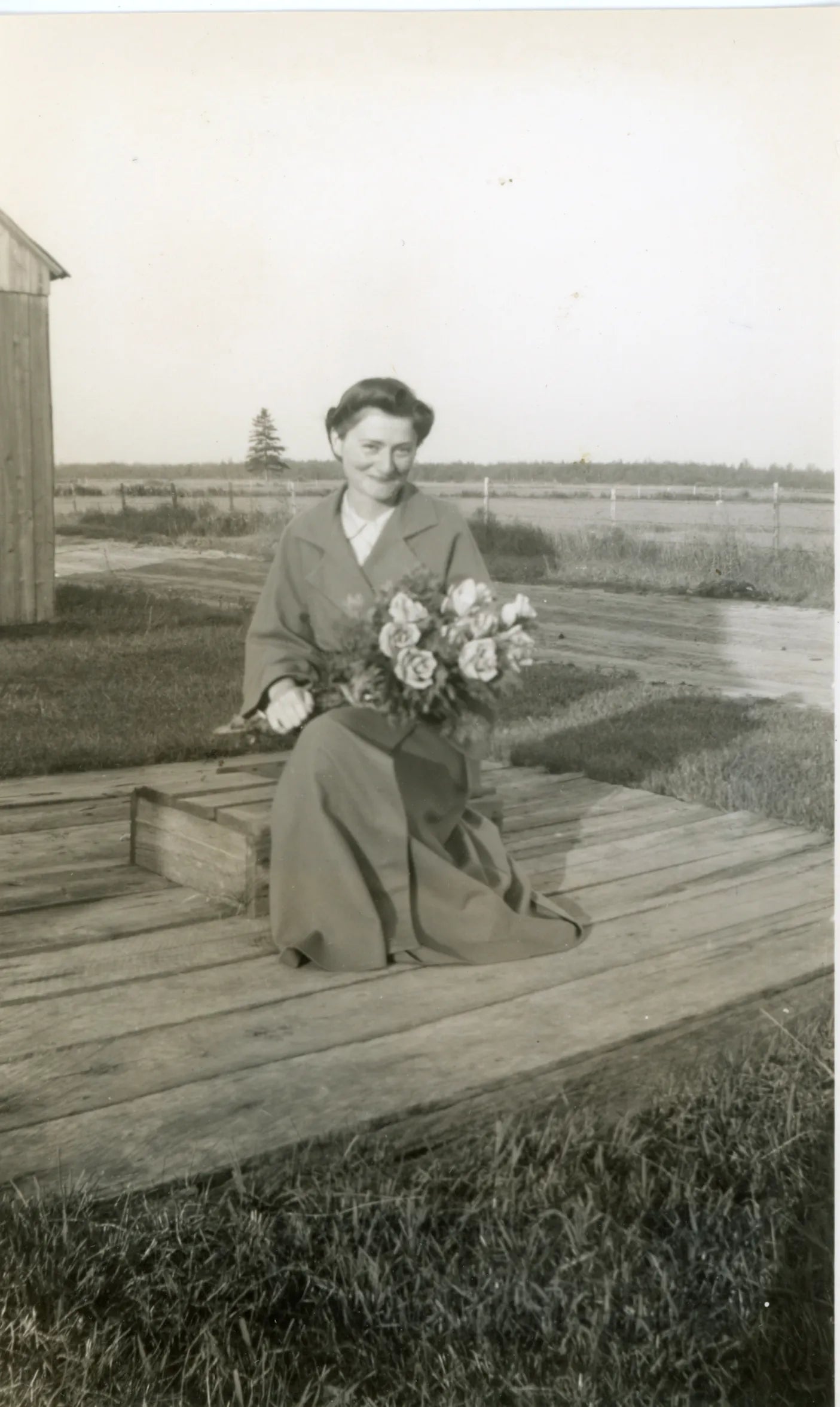 Anita Charbonneau à la campagne