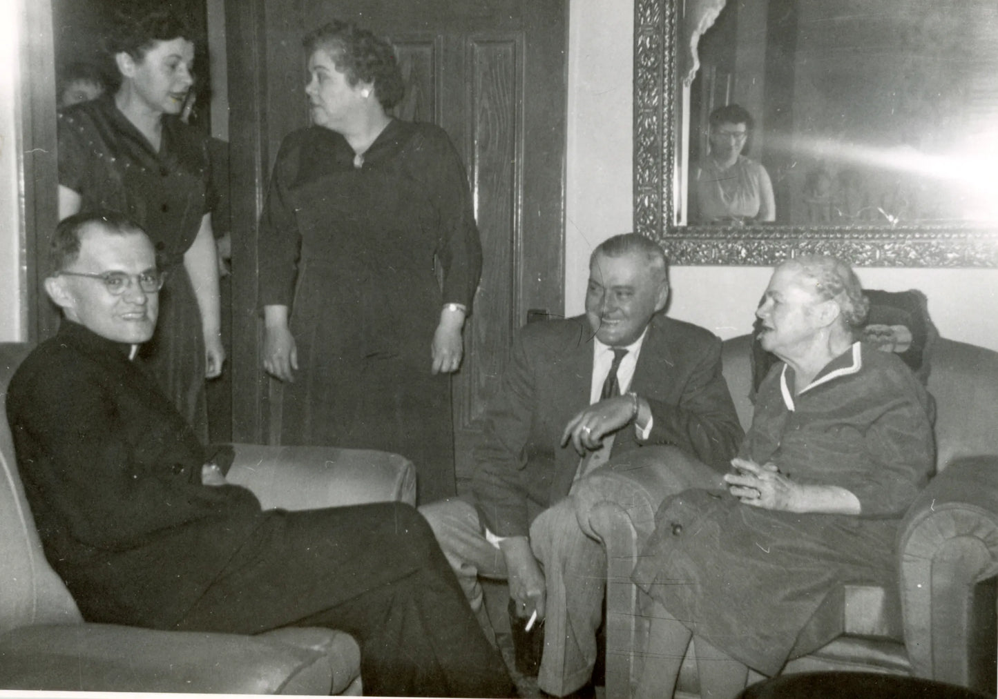 Rencontre familiale au salon