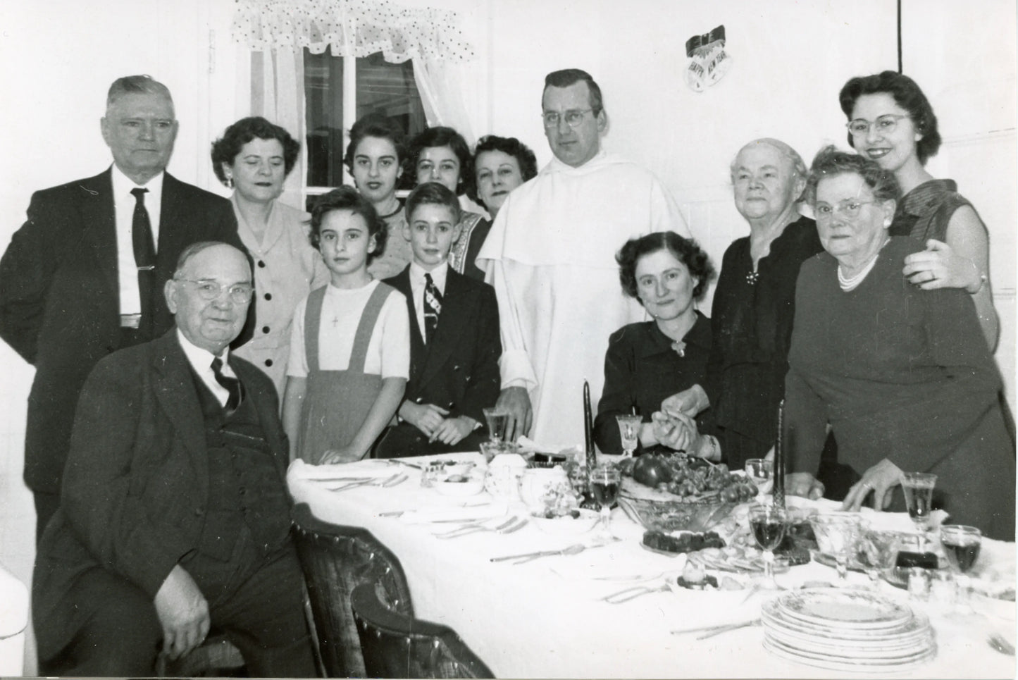 Noel en famille 1954