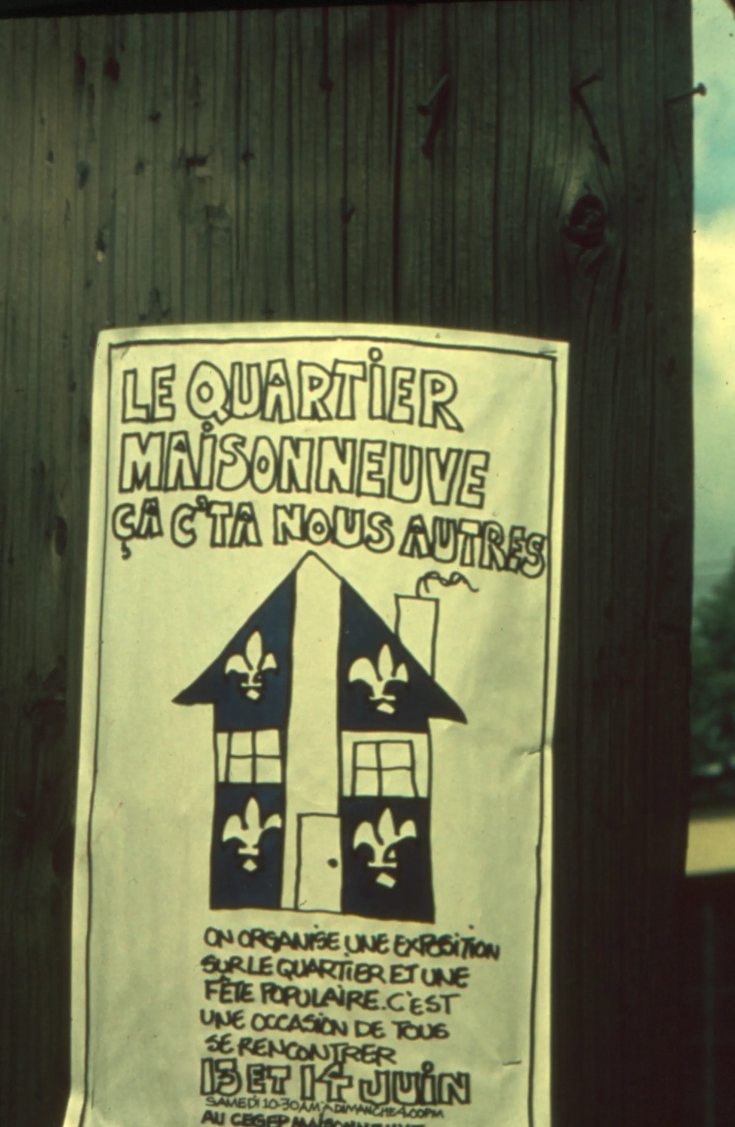Affiche d'invitation
