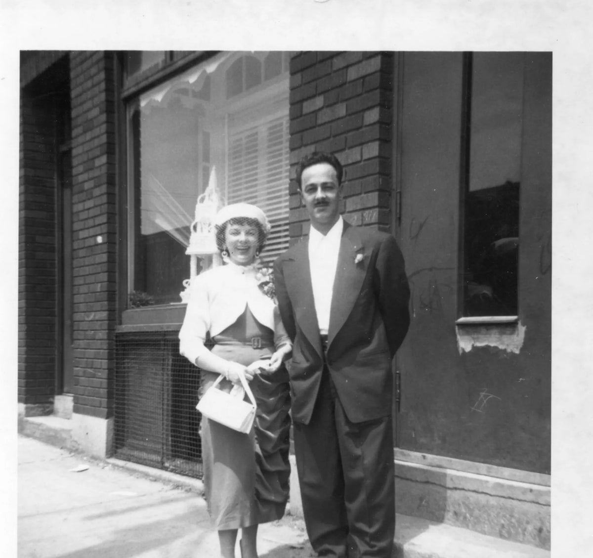 Noella et son frère Albert