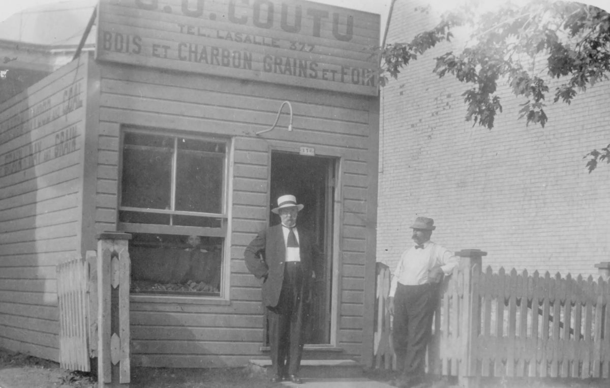 Commerce Bois et charbon, grains et foin J.O. Coutu