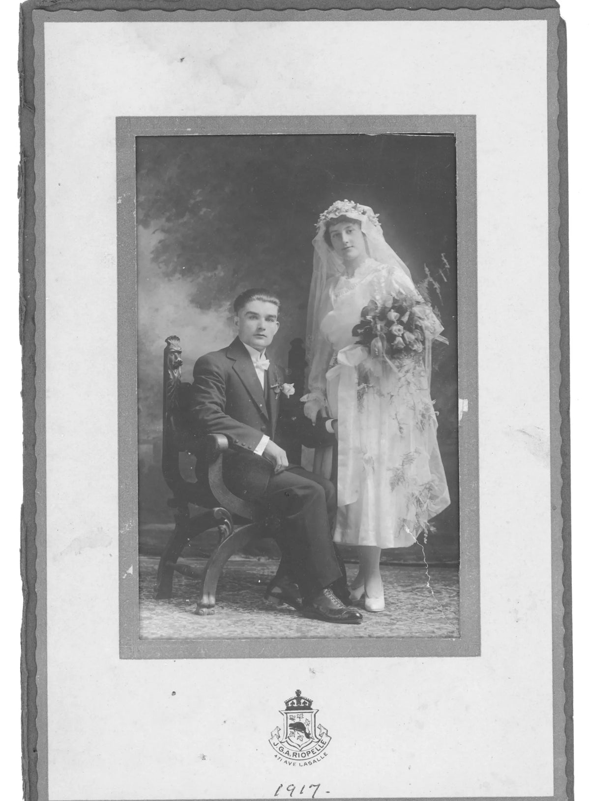 Mariage de Georges Chassé et Aurore Coutu