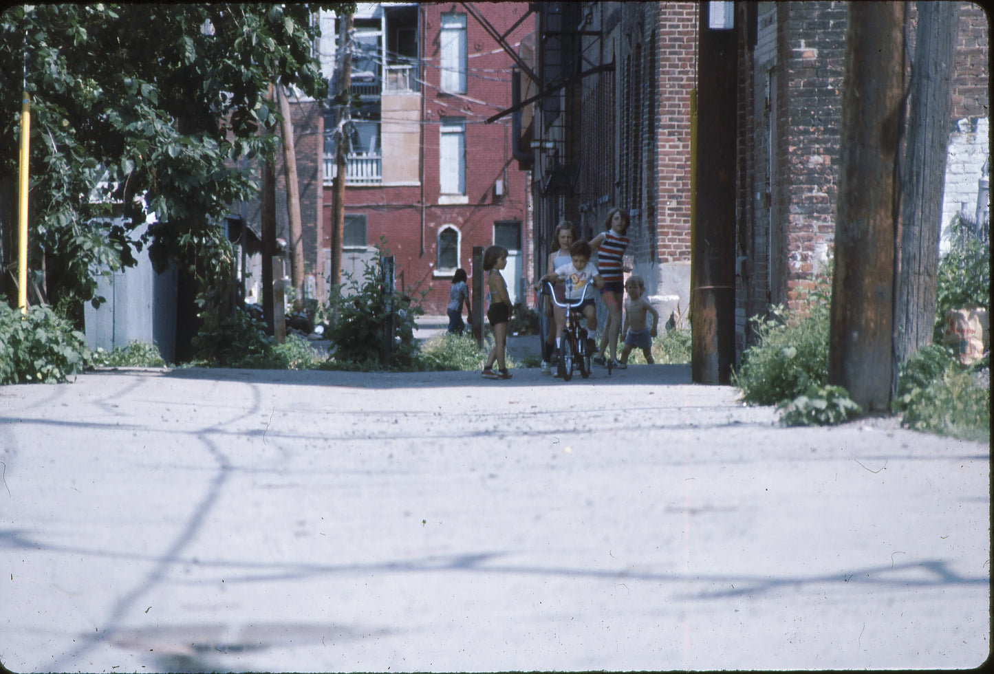 Enfants dans une ruelle