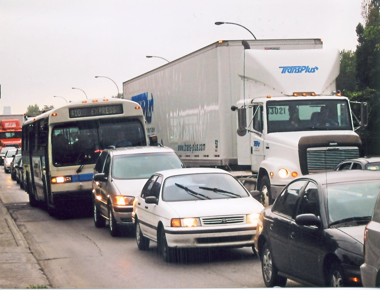Trafic rue Notre-Dame est