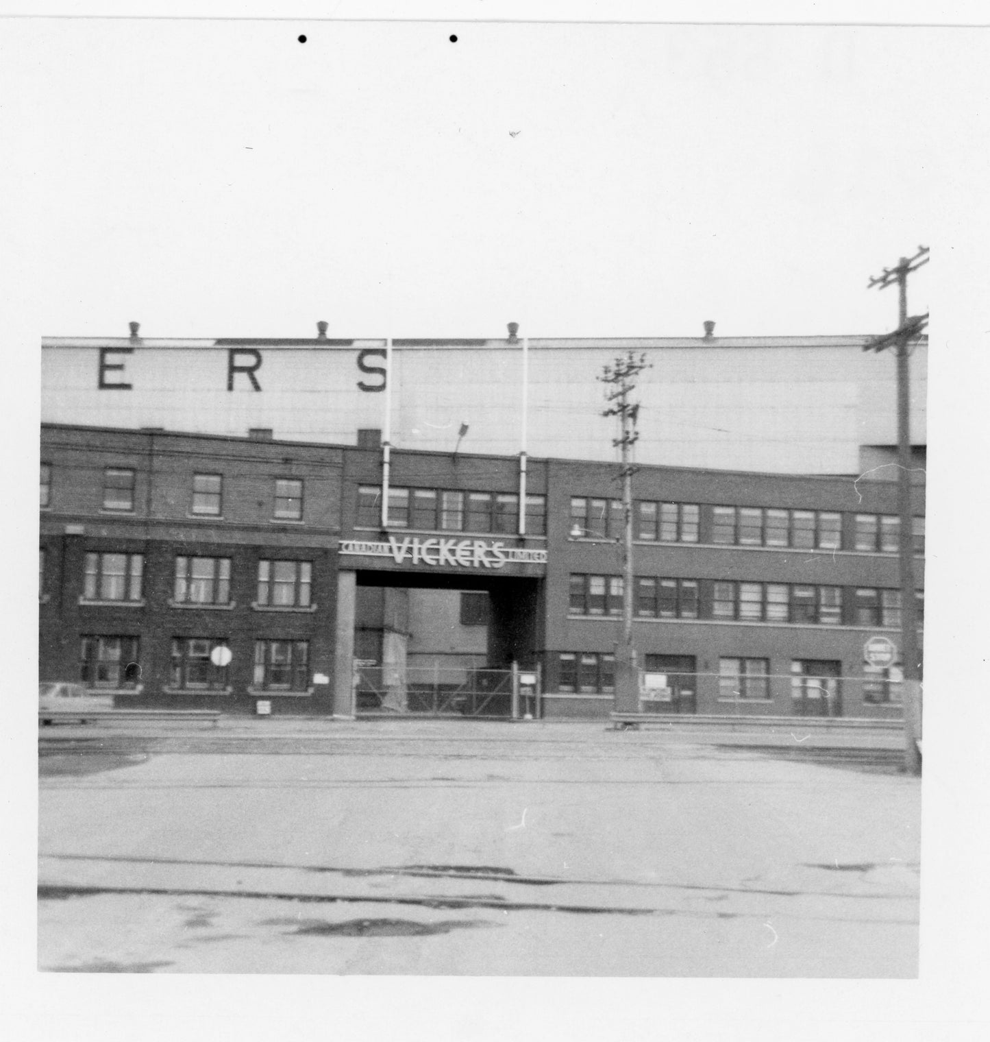 Entrée de la Canadian Vickers