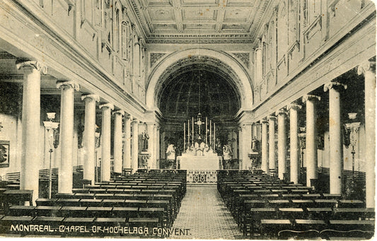 Carte postale de la Chapelle du couvent Hochelaga