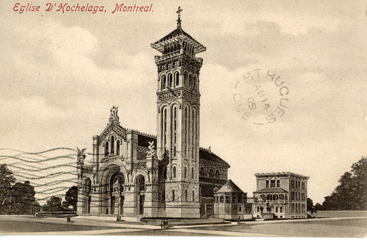 Carte postale de l'Église Nativité de la Sainte Vierge d'Hochelaga