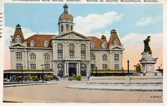 Carte postale du Marché Maisonneuve