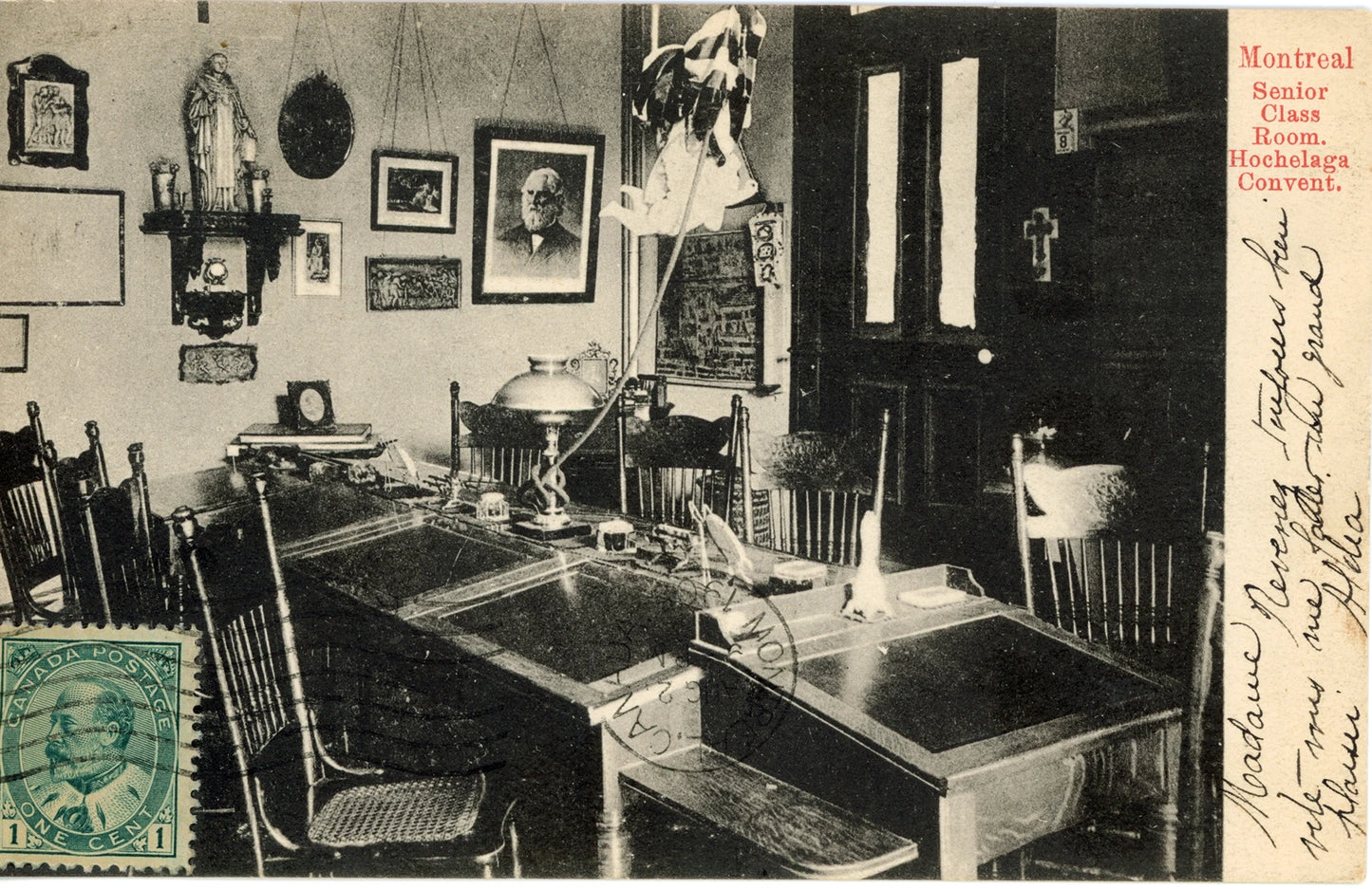 Carte postale du couvent Hochelaga