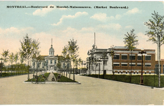 Carte postale du boulevard Morgan