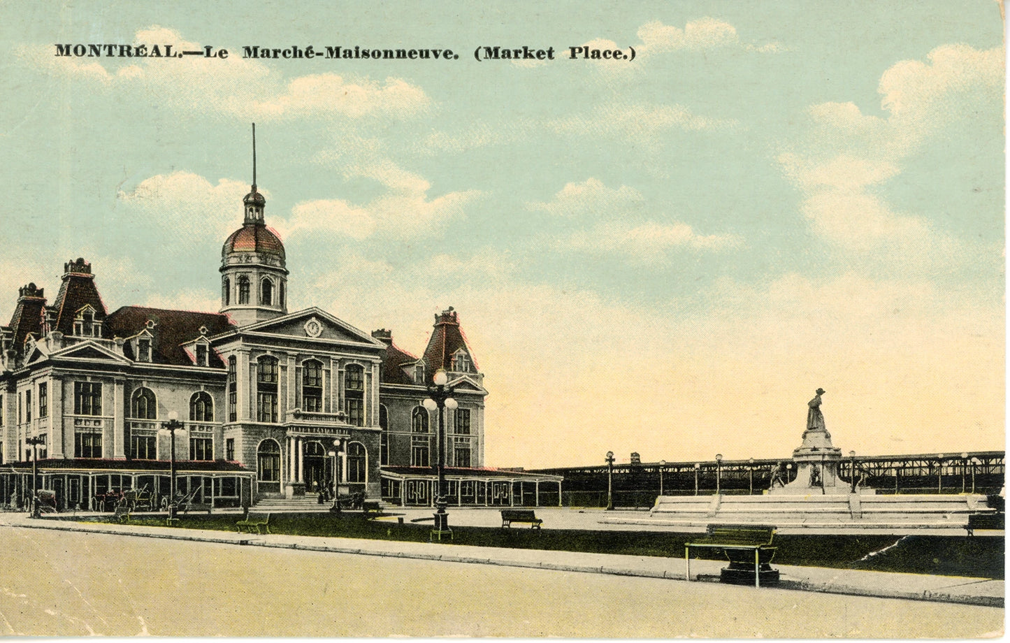Carte postale du Marché Maisonneuve