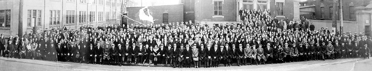 Employés de la Dominion Textile, 1932