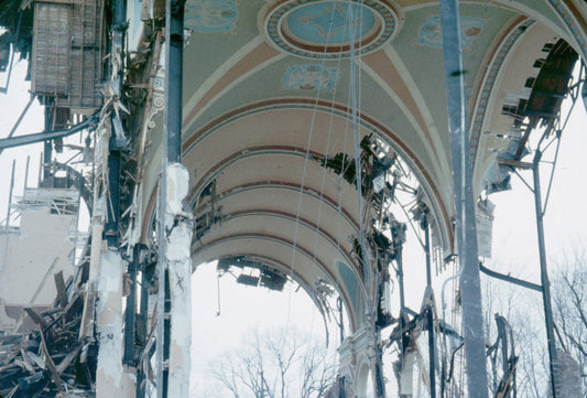 Démolition de l'église Saint-François d'Assise
