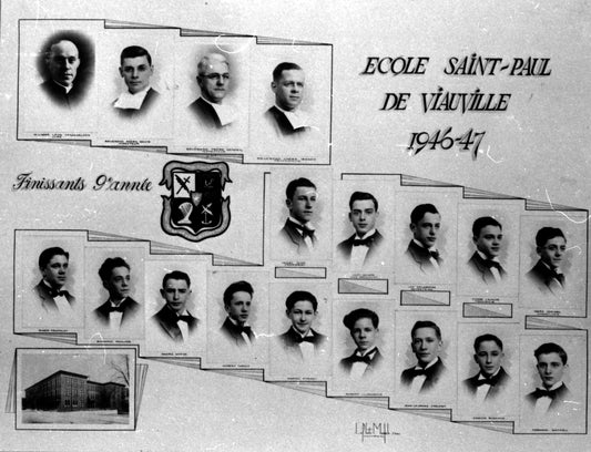 Finissants de 9è année de l'école Saint-Paul-de-Viauville