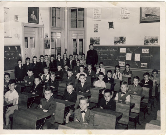 Classe de 3e année de l'école Saint-Victor