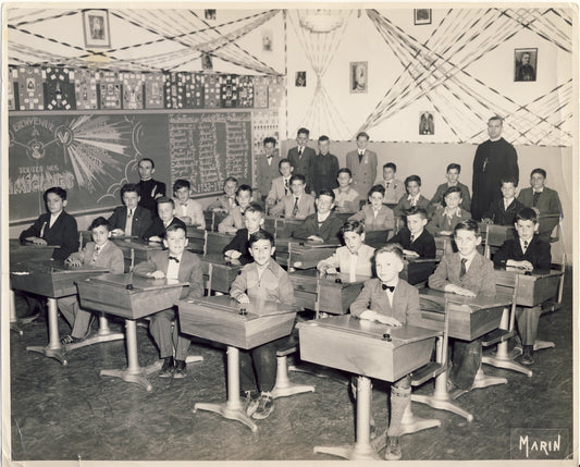 Élèves de l'école Saint-Victor