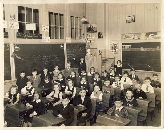 Élèves de l'école Saint-Victor