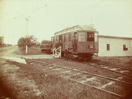 Tramway desservant l'asile Saint-Jean-de-Dieu