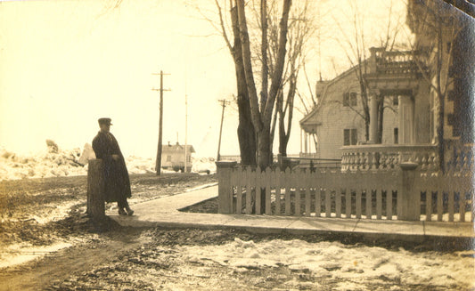Embâcle sur le fleuve en face de la rue Bellerive