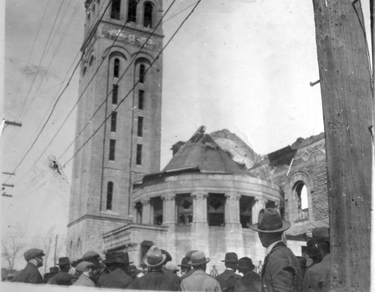 Incendie à l'église de la Nativité