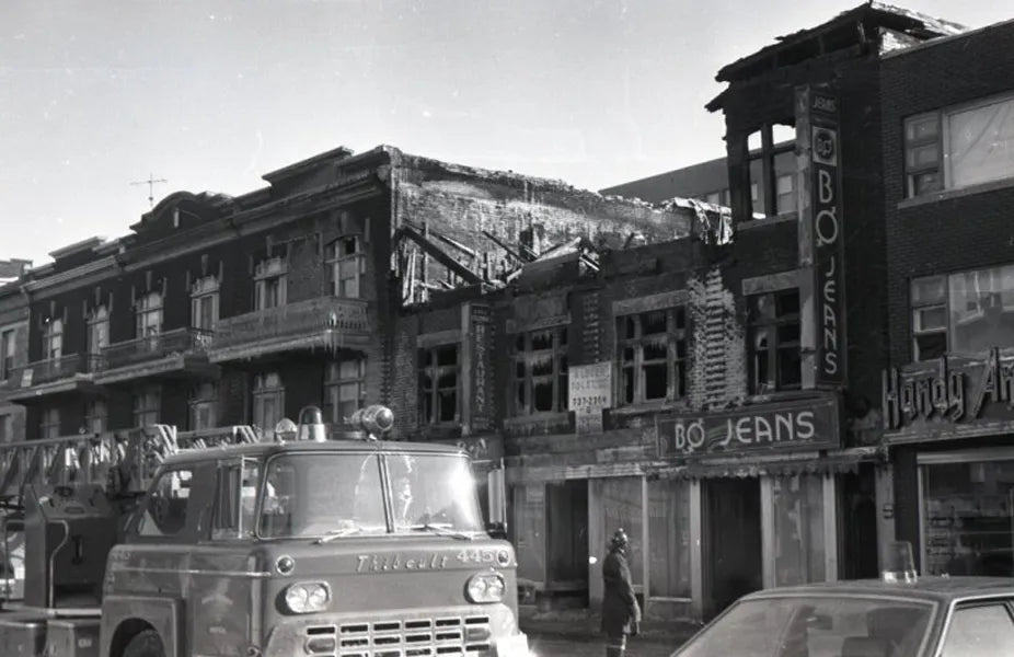 Incendie rue Ontario