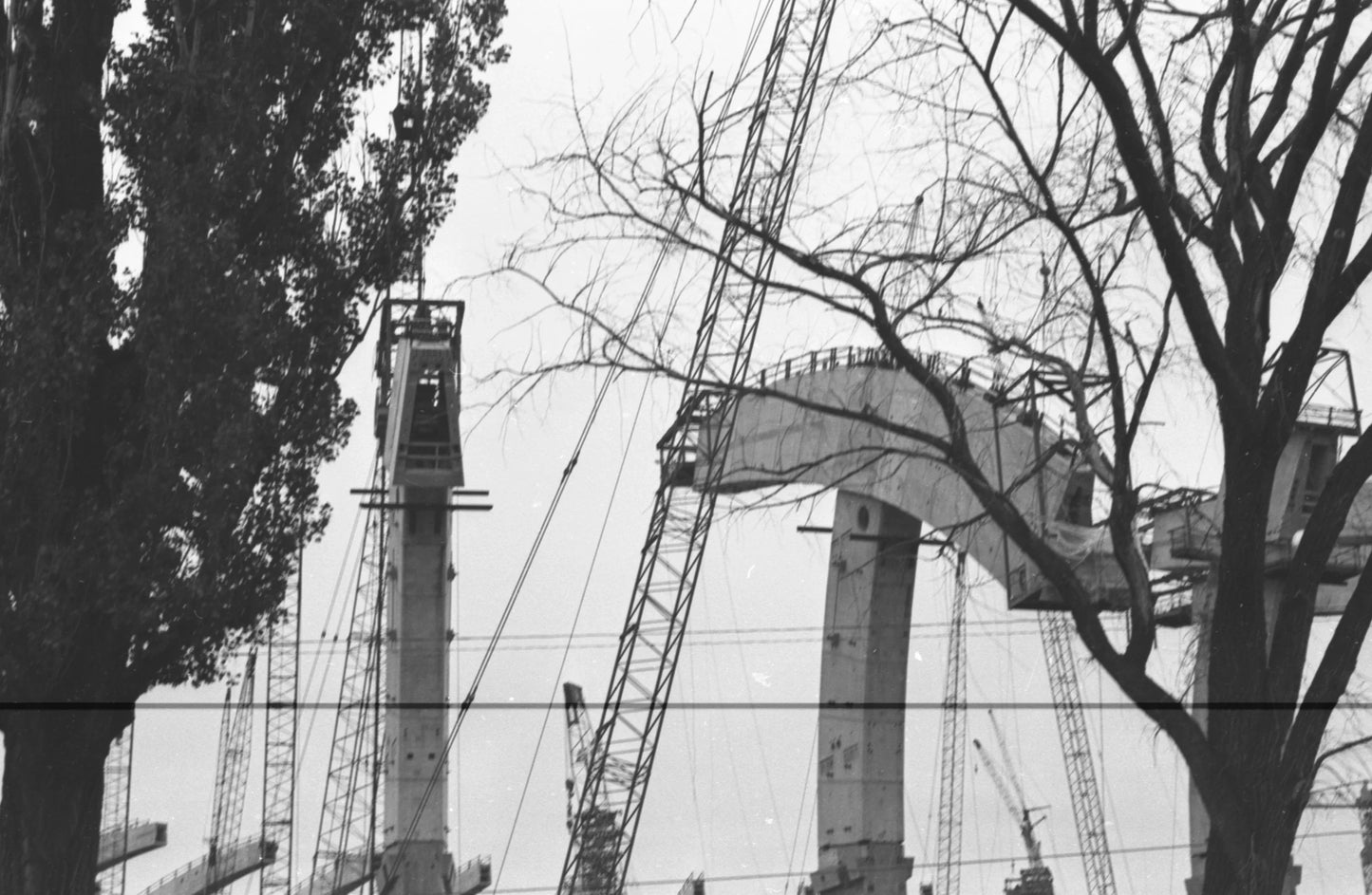 Construction du Stade Olympique
