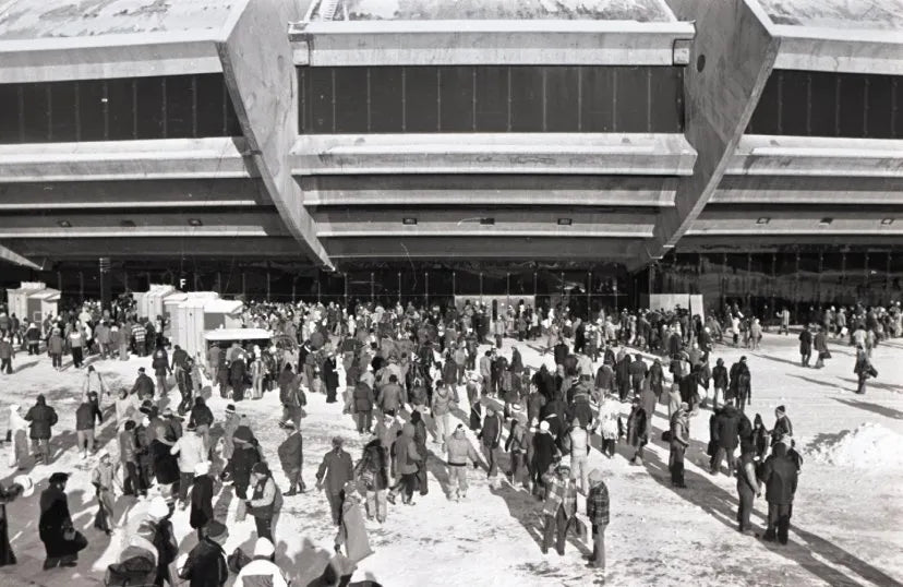 Esplanade du Stade en hiver