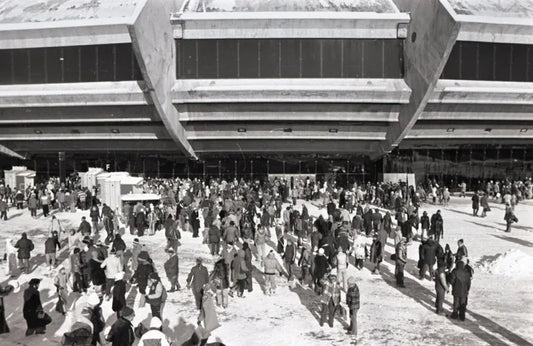 Esplanade du Stade en hiver