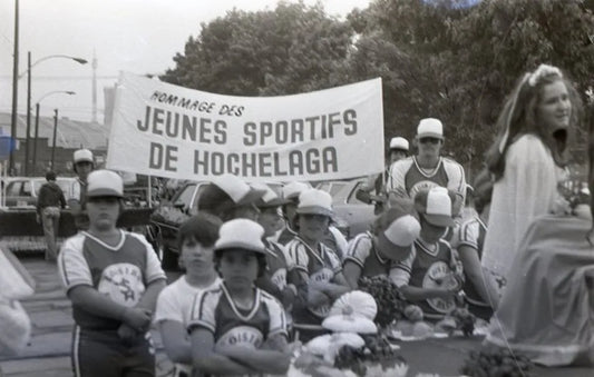 Banderole Hommage des Jeunes Sportifs de Hochelaga