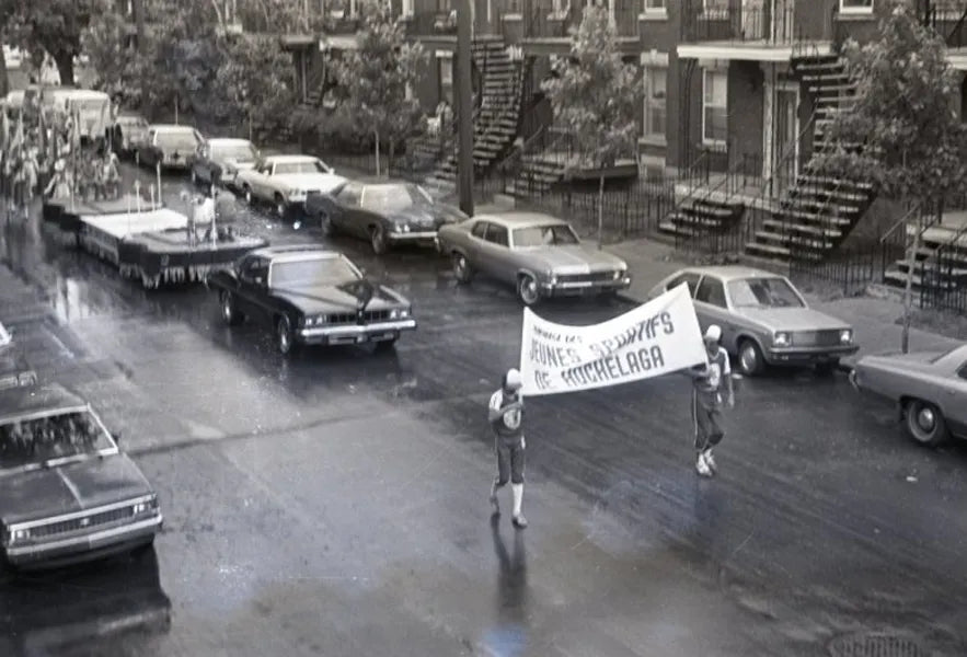 Banderole Hommage des Jeunes Sportifs de Hochelaga