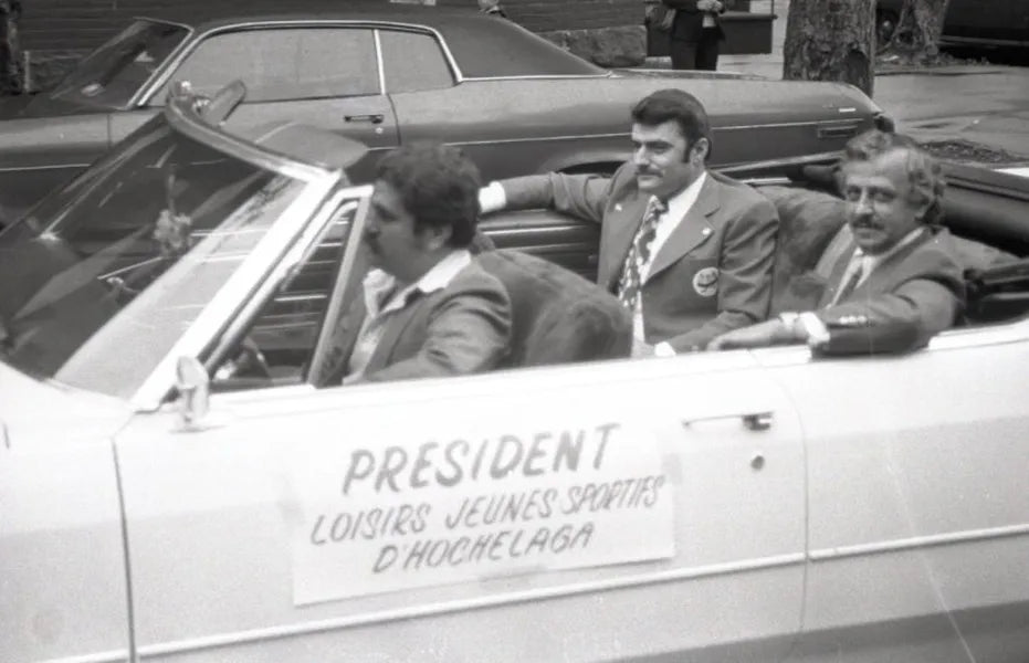 Décapotable du président des Loisirs Jeunes Sportifs d'Hochelaga