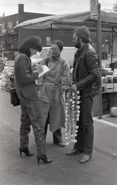 Journaliste au marché Maisonneuve
