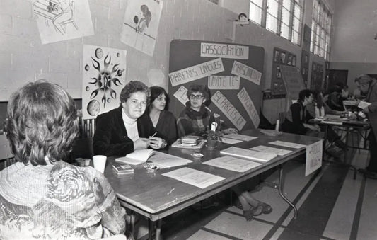 Table de l'Association des Parents Uniques de Maisonneuve
