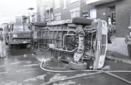 Accident spectaculaire